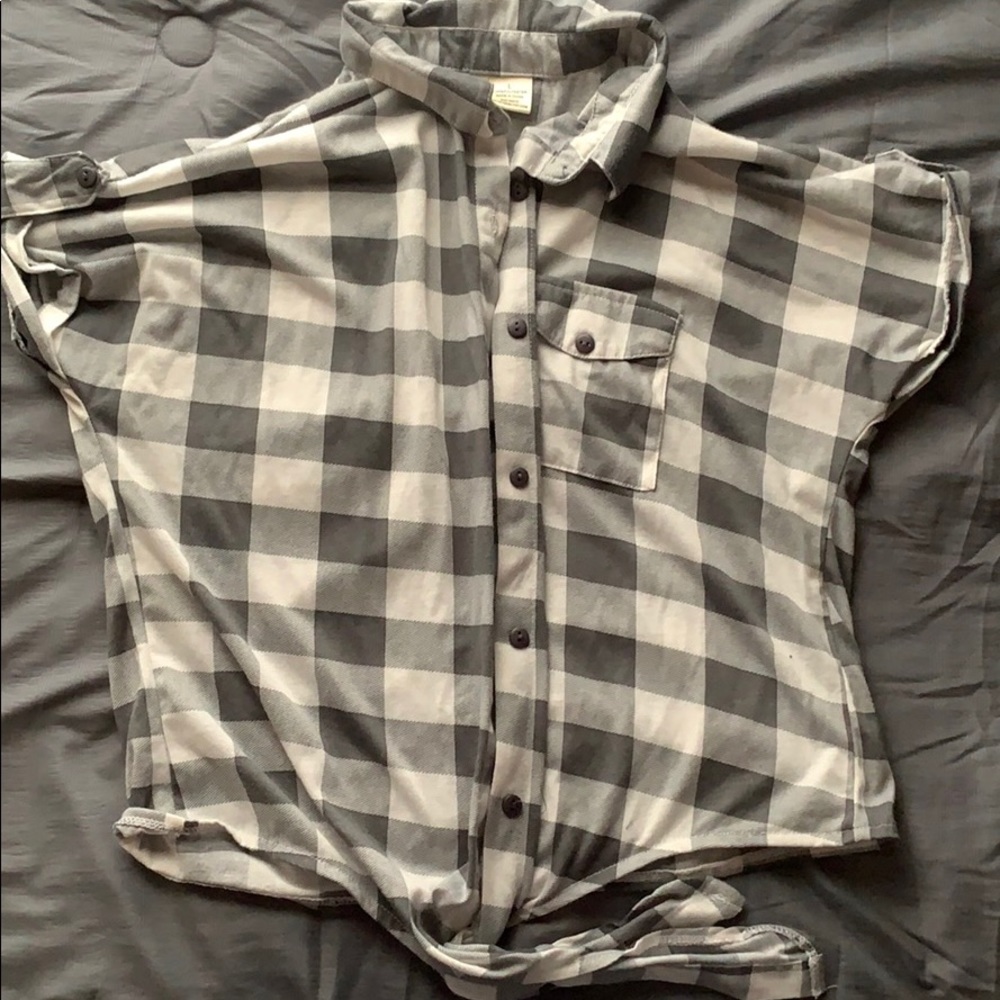 Black and white plus shirt